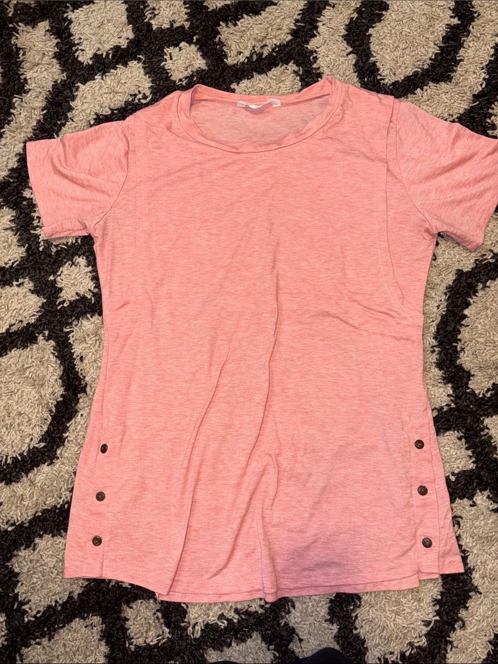 3/$20! Women’s XL maternity nursing shirt Short Sleeve Pink short sleeve Tee